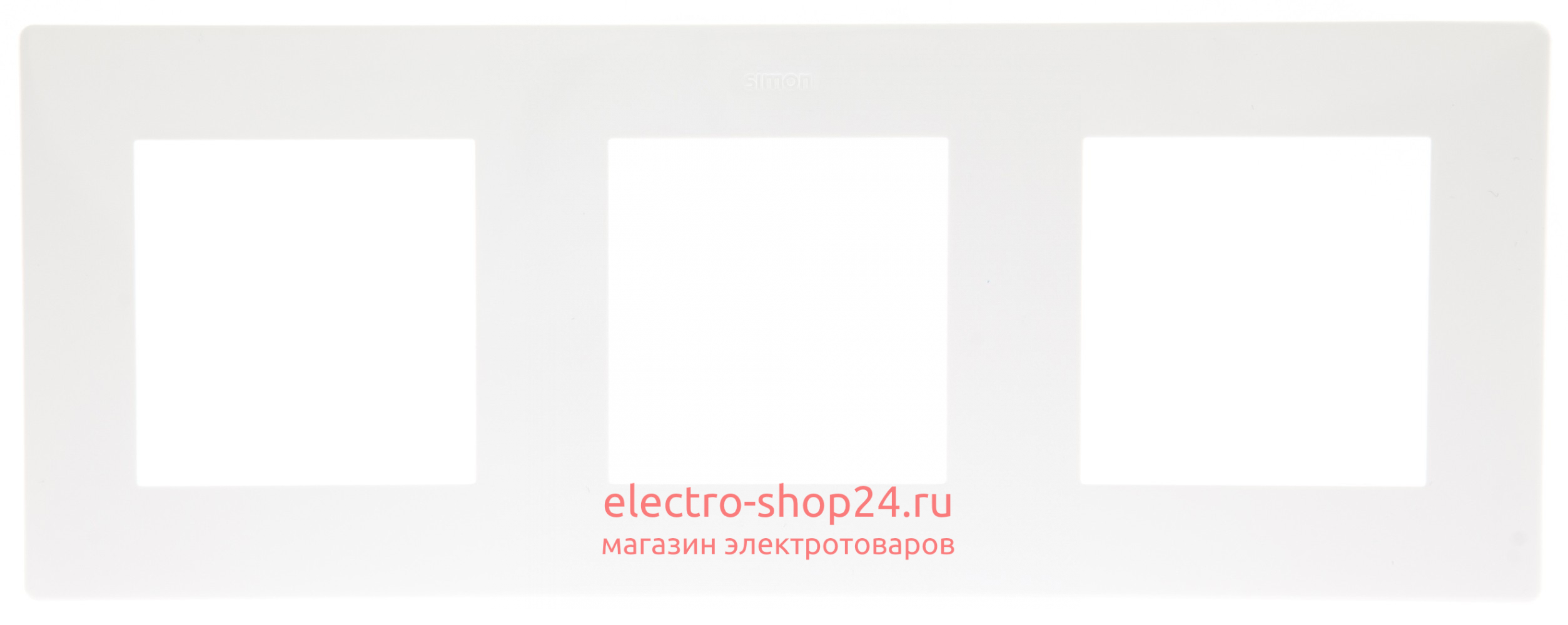 Рамка Simon 24 Harmonie 3 поста белый 2400630-030 2400630-030 - магазин электротехники Electroshop