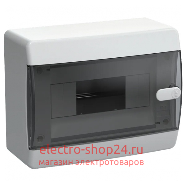 Щит накладной UNION Compact ЩРН-П-8 8м прозрачная дверь IP41 IEK UIC-KP12-N-08-41-K01 UIC-KP12-N-08-41-K01 - магазин электротехники Electroshop