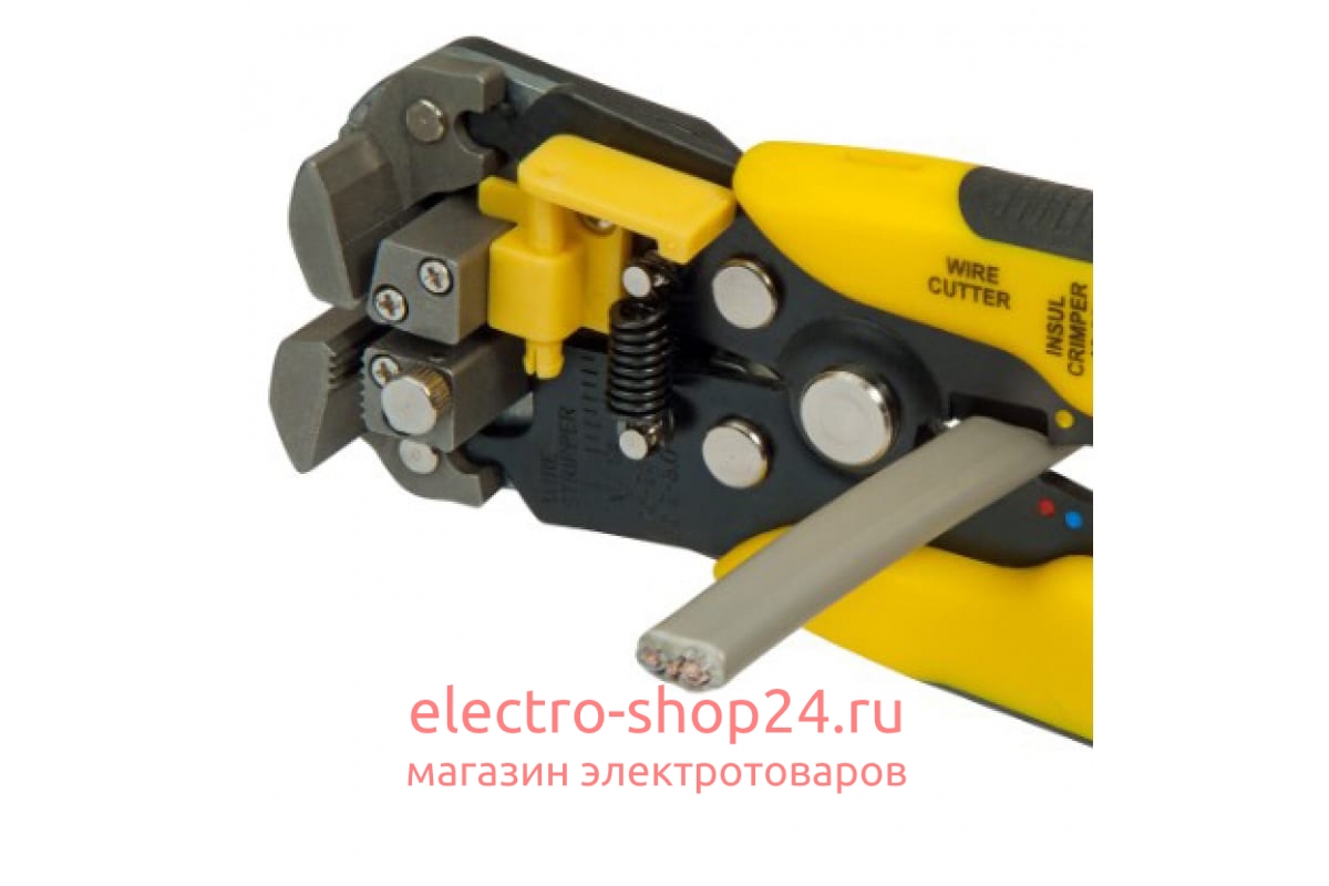 Инструмент для зачистки кабеля 0.2-6.0 мм² и обжима наконечников (HT-766) REXANT 12-4005 12-4005 - магазин электротехники Electroshop