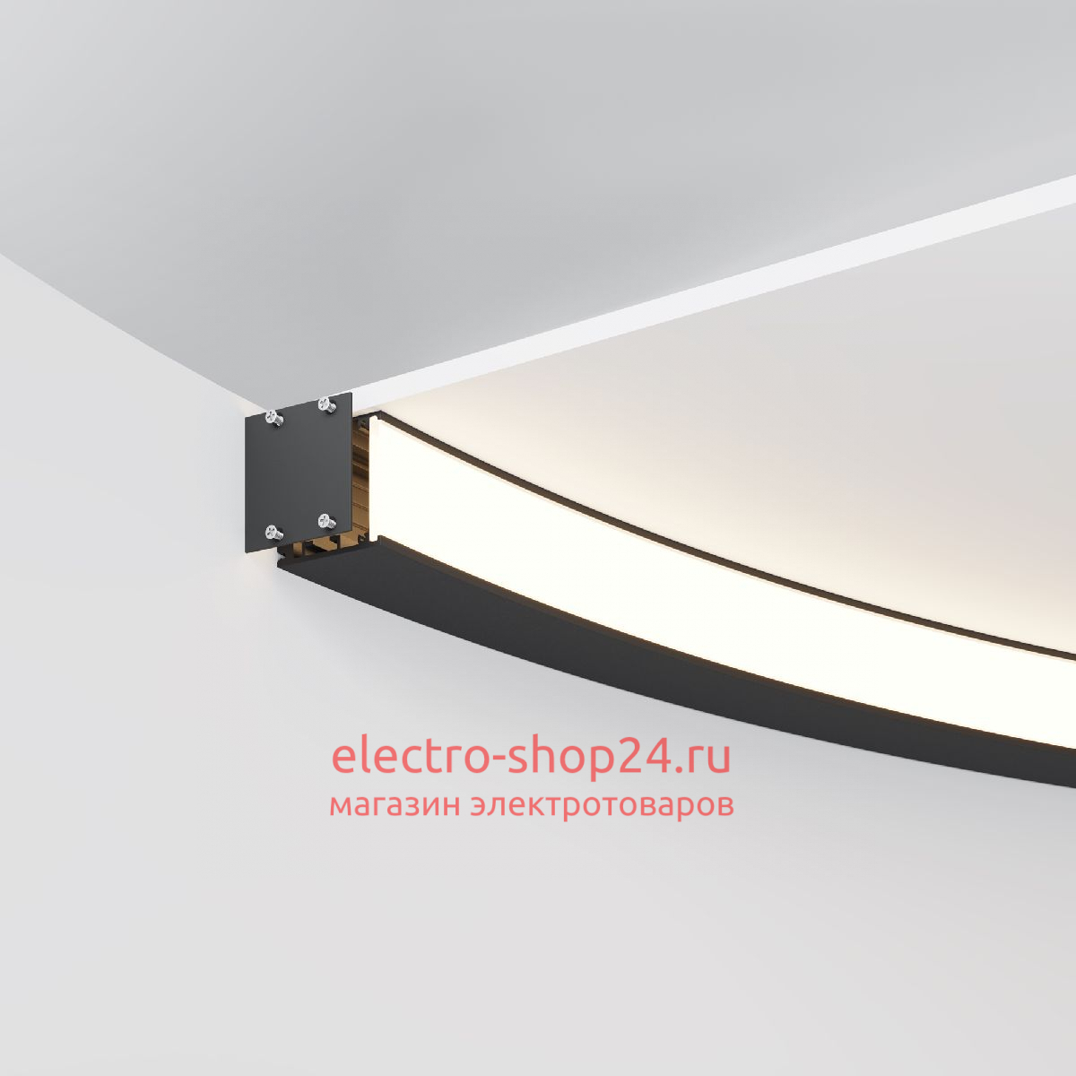 Радиусный профиль Maytoni Led strip ALM-3535R-B-IN-90°-1.5M ALM-3535R-B-IN-90°-1.5M - магазин электротехники Electroshop