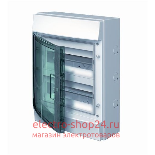 Влагозащищенный настенный бокс ABB Mistral65 24М модуля прозрачная дверь с клеммным блоком 1SLM006501A1204 - магазин электротехники Electroshop