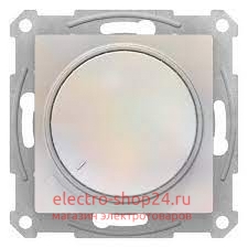Светорегулятор (диммер) поворотно-нажимной LED RC 400Вт Schneider Electric AtlasDesign жемчуг ATN000423 ATN000423 - магазин электротехники Electroshop