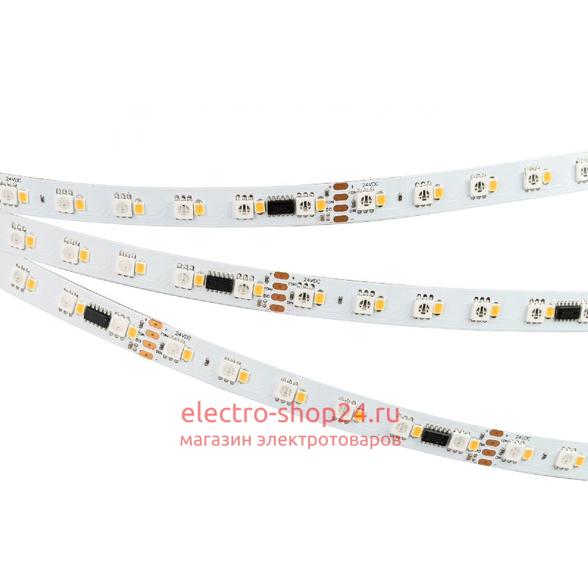 Светодиодная лента герметичная Arlight SPI-P-BA120-14mm 24V RGBW-Warm-PX6-BPT (16 W/m, IP66, 5060/2835, 5m) 043088 043088 - магазин электротехники Electroshop