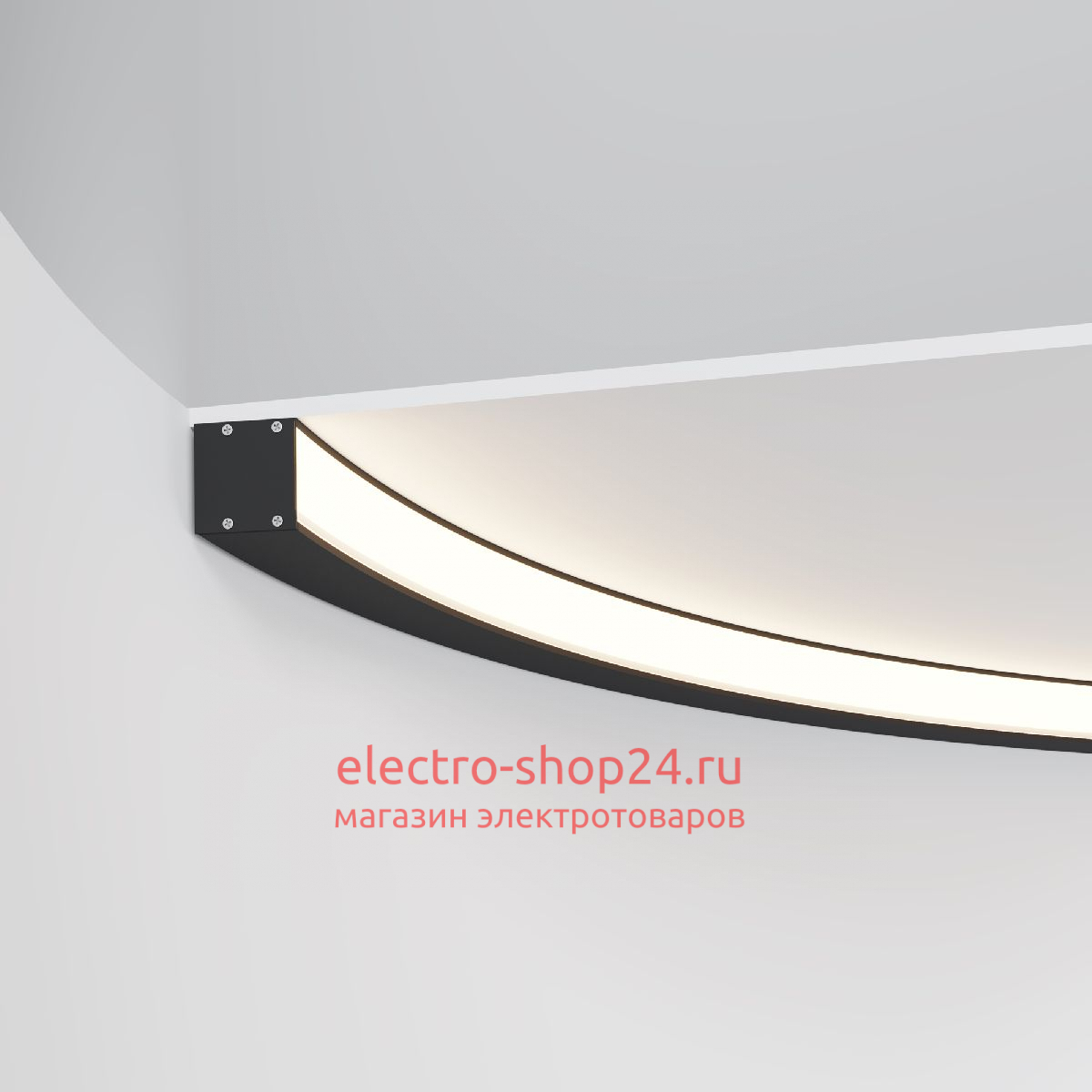 Радиусный профиль Maytoni Led strip ALM-3535R-B-IN-90°-1.5M ALM-3535R-B-IN-90°-1.5M - магазин электротехники Electroshop