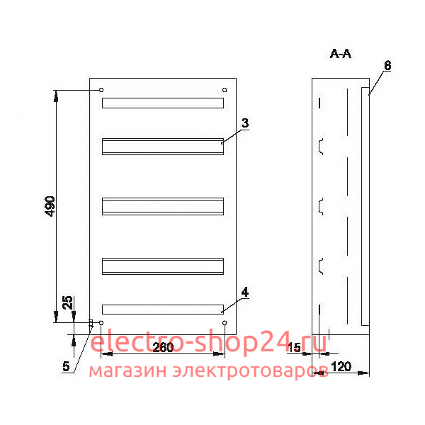 Щит металлический ЩРн-36з-1 38 УХЛ3 IP31 на 36 модулей навесной 540х310х120 TITAN 3 ИЭК белый MKM13-N-36-31-Z MKM13-N-36-31-Z - магазин электротехники Electroshop