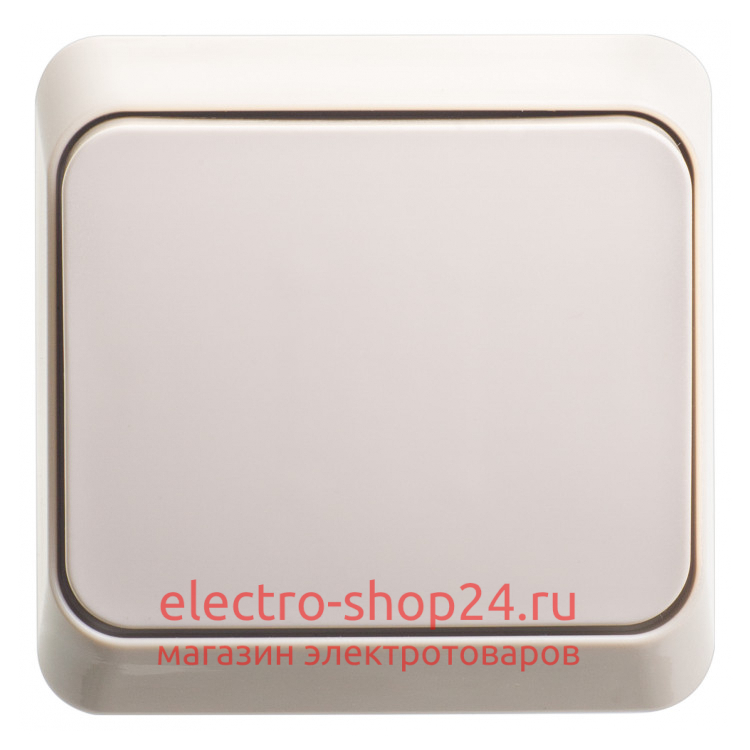 Выключатель кнопочный Schneider Electric Этюд кремовый KA10-001K KA10-001K - магазин электротехники Electroshop