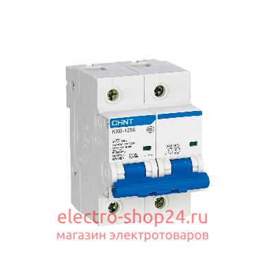Автоматический выключатель NXB-125 2P 125A 10кА х-ка C (R) CHINT 816135 816135 - магазин электротехники Electroshop