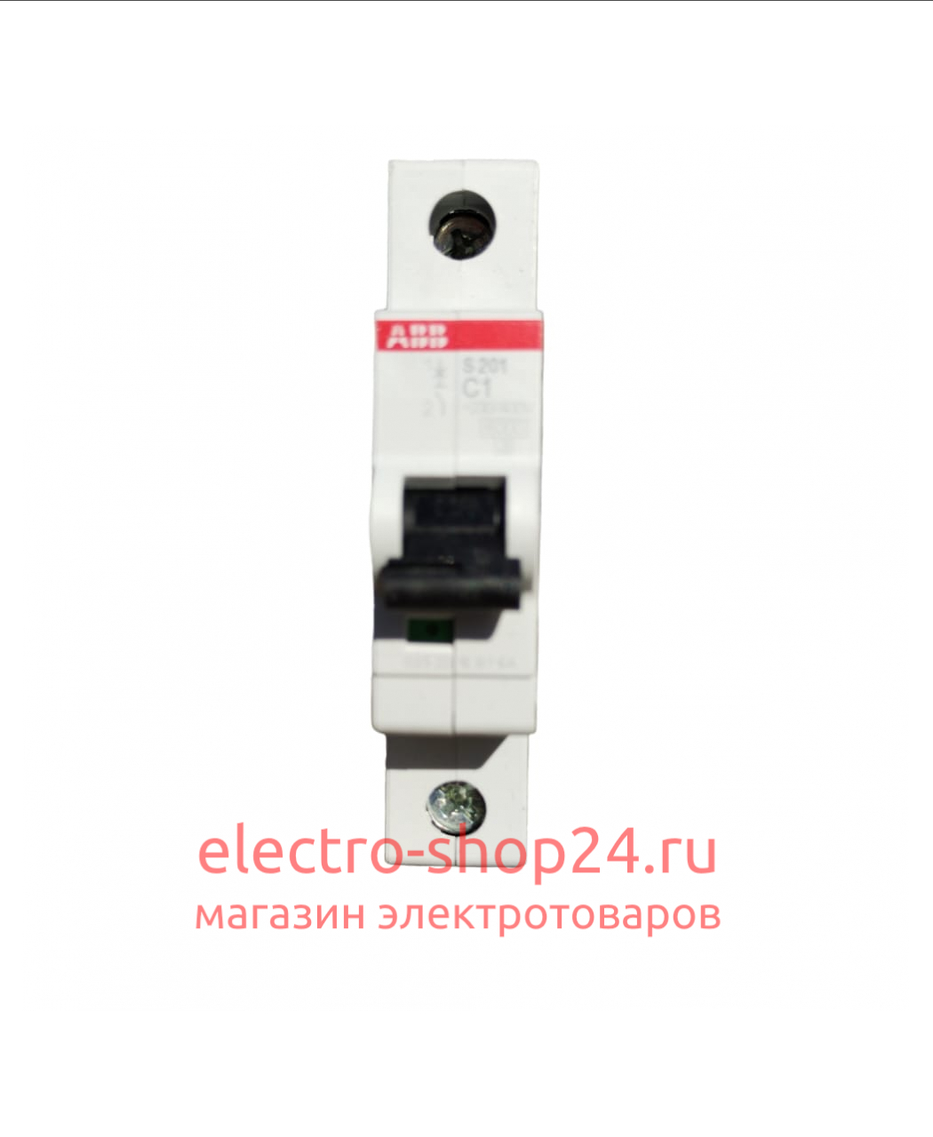 S201 C1 Автоматический выключатель 1-полюсный 1А 6кА (хар-ка C) ABB 2CDS251001R0014 2CDS251001R0014 - магазин электротехники Electroshop
