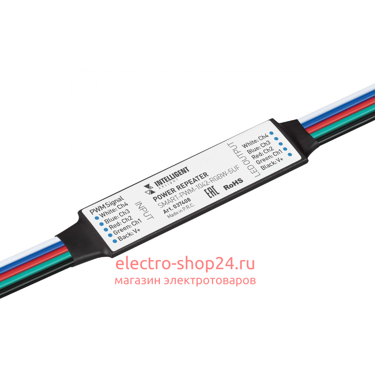 Усилитель Arlight SMART-PWM-1042-RGBW-SUF (12-24V, 4x1A) 037408 037408 - магазин электротехники Electroshop