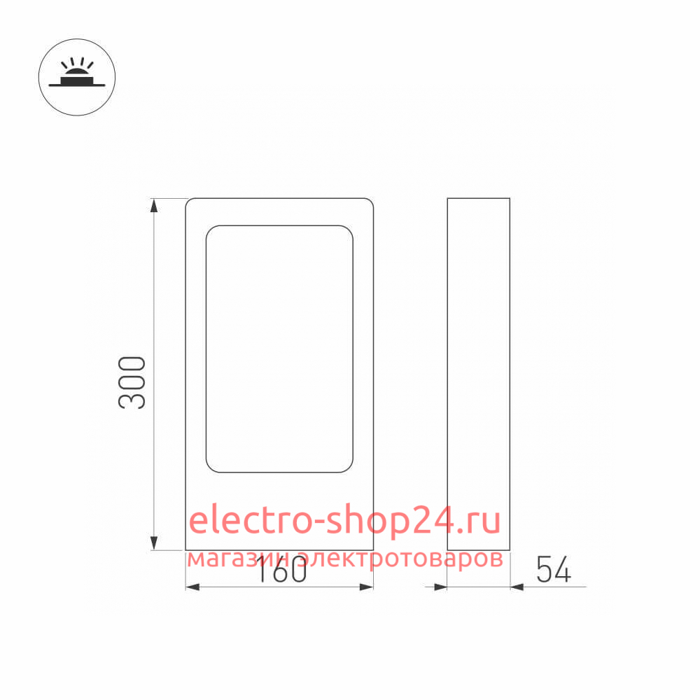 Уличный светодиодный светильник Arlight LGD-Path-Frame-J300B-7W Warm3000 021928(1) 021928(1) - магазин электротехники Electroshop