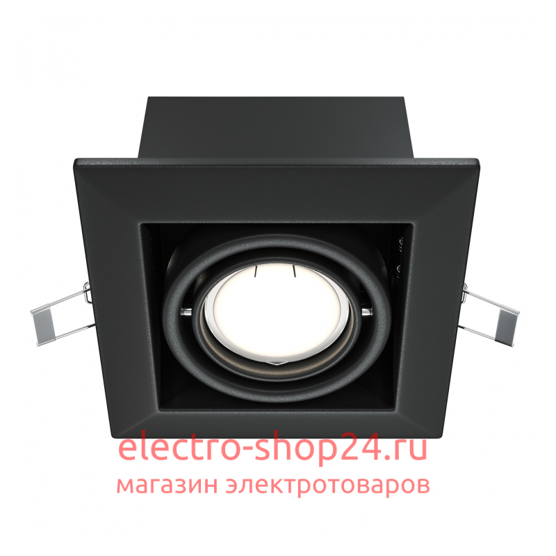 Встраиваемый светильник Maytoni Metal DL008-2-01-B DL008-2-01-B - магазин электротехники Electroshop