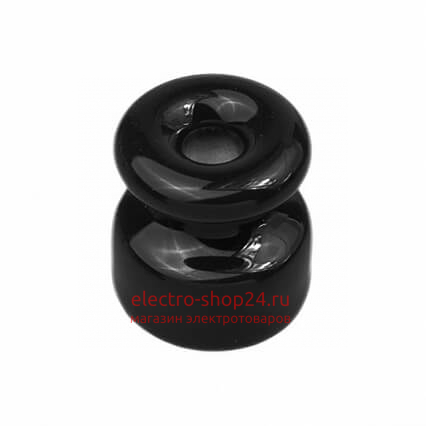 Изолятор Bironi R керамика черный (50 штук в упаковке) R1-551-03-50 R1-551-03-50 - магазин электротехники Electroshop