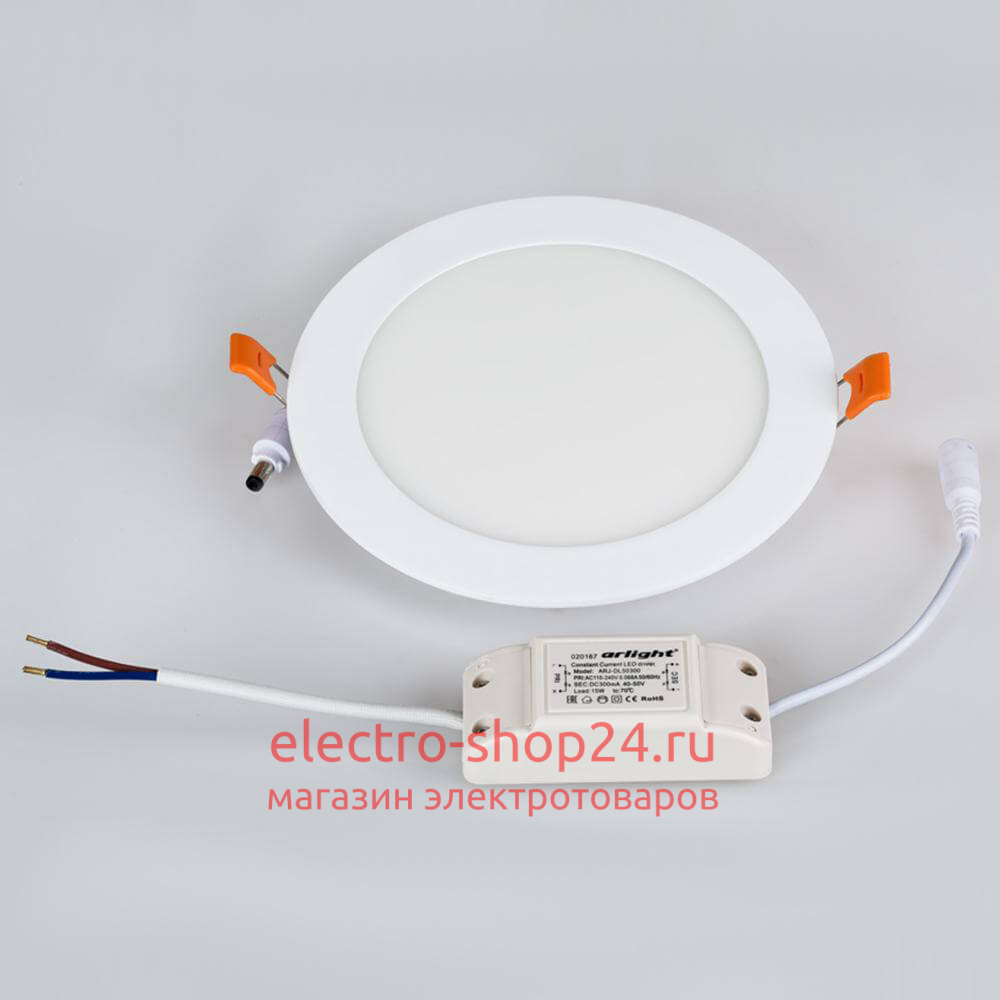 Встраиваемый светодиодный светильник Arlight DL-172M-15W Warm White 020113 020113 - магазин электротехники Electroshop