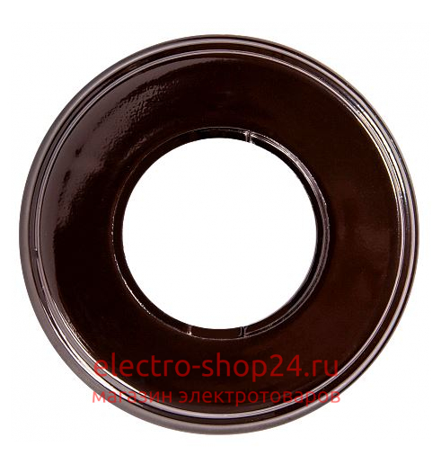 Рамка 1-я Bironi Лизетта керамика коричневый BF2-610-02 - магазин электротехники Electroshop