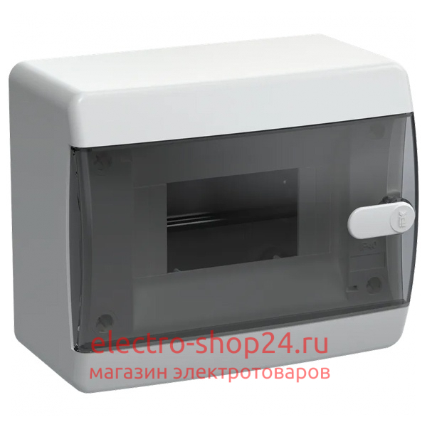 Щит накладной UNION Compact ЩРН-П-6 6м прозрачная дверь IP41 IEK UIC-KP12-N-06-41-K01 - магазин электротехники Electroshop