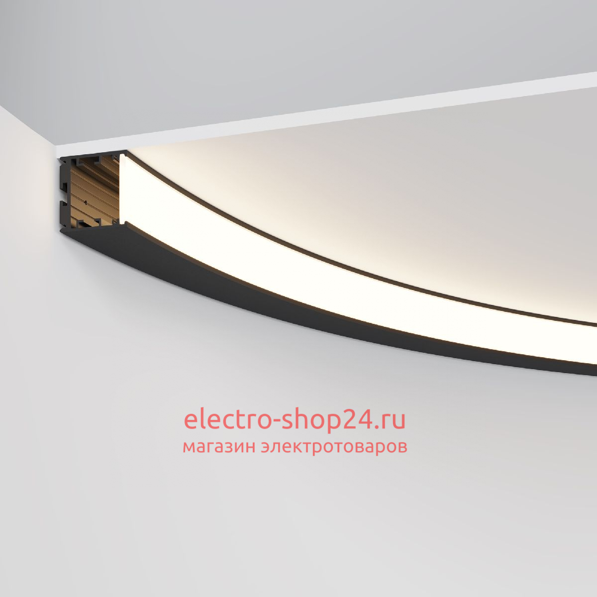 Радиусный профиль Maytoni Led strip ALM-3535R-B-IN-90°-1.5M ALM-3535R-B-IN-90°-1.5M - магазин электротехники Electroshop