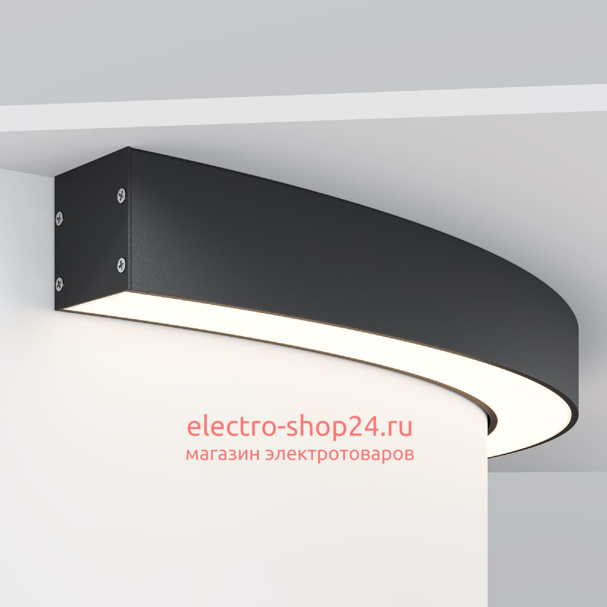 Радиусный профиль Maytoni Led strip ALM-3535R-B-D-90°-0.8M ALM-3535R-B-D-90°-0.8M - магазин электротехники Electroshop