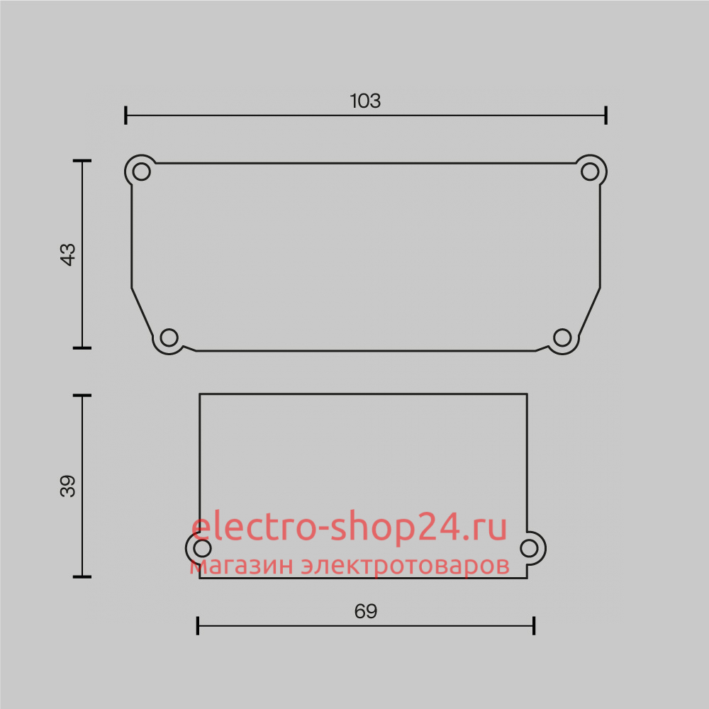 Заглушка декоративная для профиля ALM-9940-SC (4 шт.) Maytoni ALM012EC-SC-B ALM012EC-SC-B - магазин электротехники Electroshop