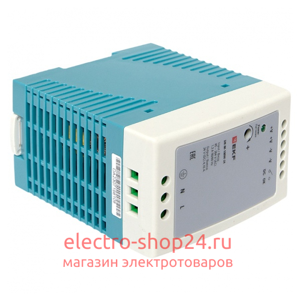 Блок питания DR-M-100W-24 100Вт вход 80-264В АС стабилизированный выход 24В DC PROxima EKF DR-M-100W-24 DR-M-100W-24 - магазин электротехники Electroshop