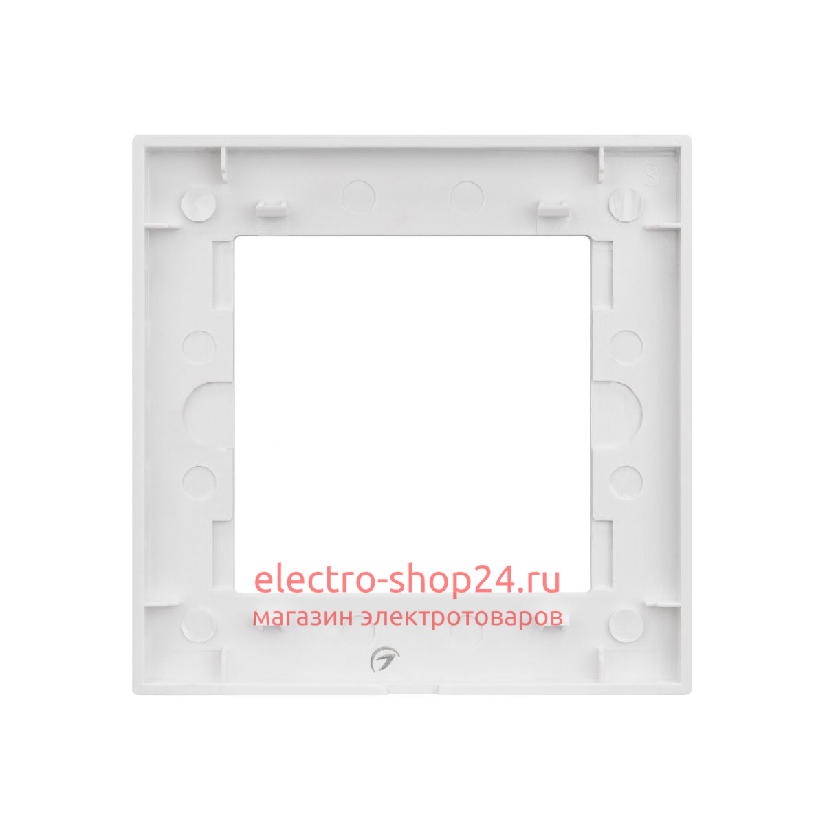 Рамка одноместная Arlight FRM-GLARE-GS-1-WH 043786 043786 - магазин электротехники Electroshop