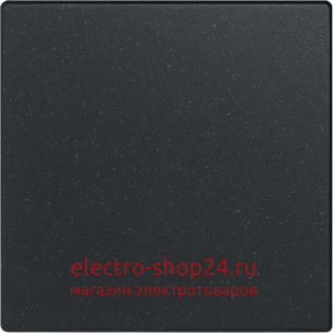 Клавиша 1-ая для выключателей Jung ECO Profi черный матовый EP490SWM EP490SWM - магазин электротехники Electroshop
