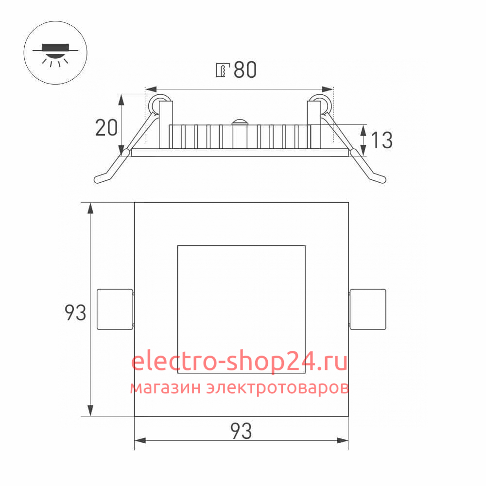 Светодиодная панель Arlight DL 020123 020123 - магазин электротехники Electroshop