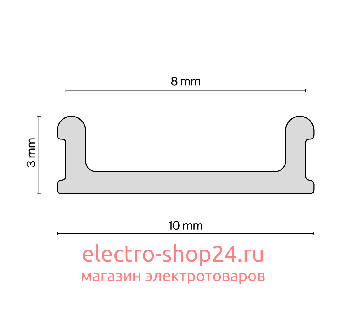 Вставка-заглушка для профиля ALM-9940-SC Maytoni ALM012-SC-B ALM012-SC-B - магазин электротехники Electroshop