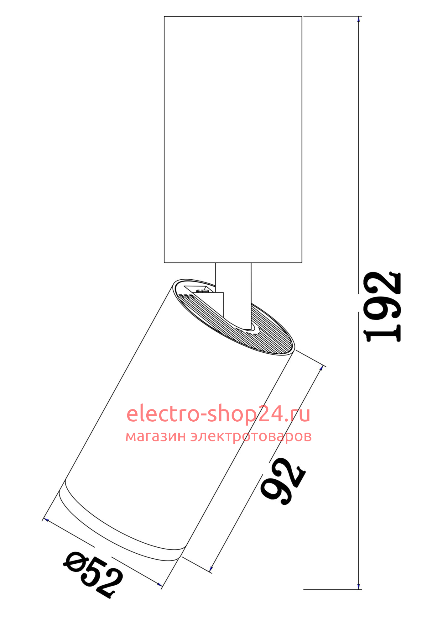 Спот Maytoni FOCUS S C051CL-01W C051CL-01W - магазин электротехники Electroshop