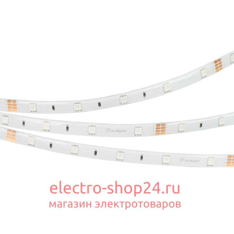 Светодиодная лента герметичная Arlight RTW-SE-B30-10mm 24V RGB (7.2 W/m, IP65, 5060, 5m) 021732(2) 021732(2) - магазин электротехники Electroshop