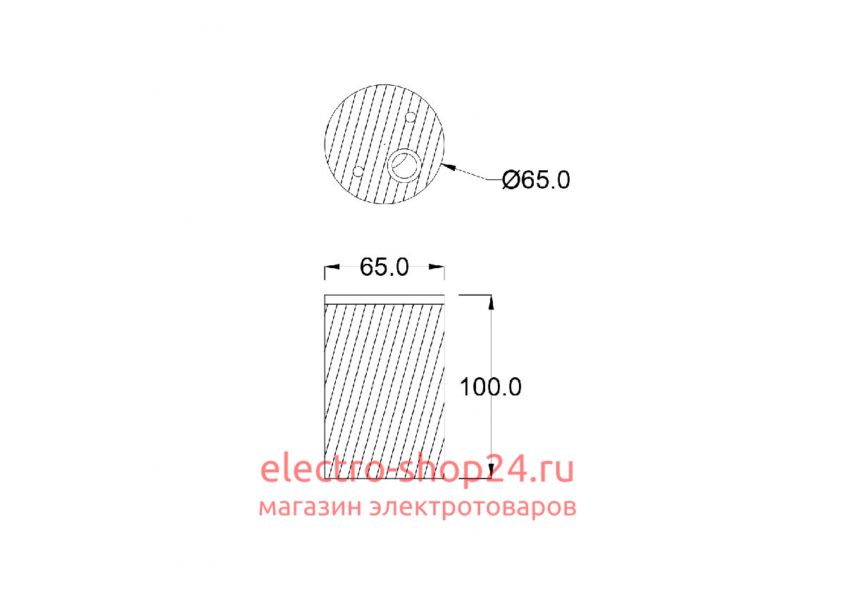 Уличный потолочный светильник Maytoni Roll O307CL-01B O307CL-01B - магазин электротехники Electroshop