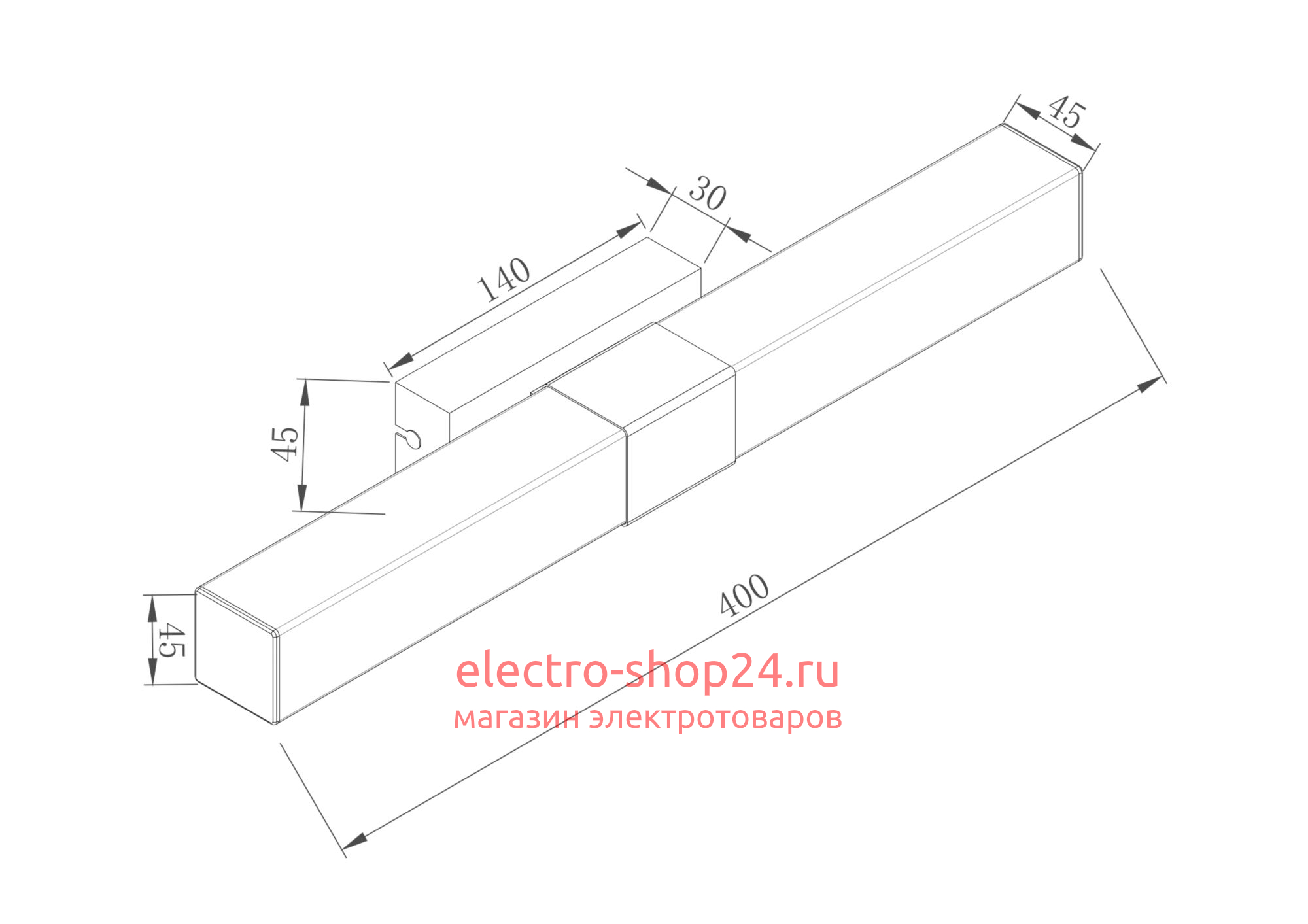 Подсветка для зеркал Maytoni Glanz MIR006WL-L8CH MIR006WL-L8CH - магазин электротехники Electroshop