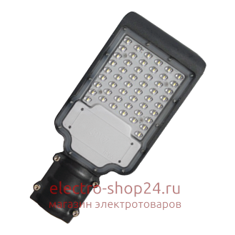 Консольный светодиодный светильник Foton FL-LED Street-01 50W Grey 6500K 390x155x55mm D50 5200Lm 230V 611598 611598 - магазин электротехники Electroshop