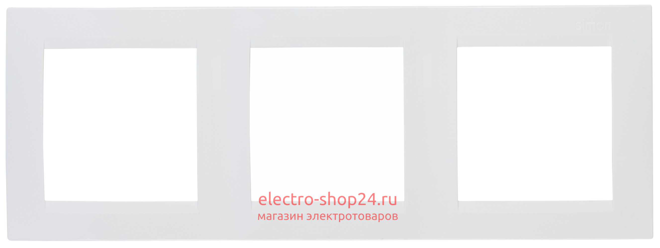 Рамка Simon 15 универсальная 3 поста белый 1500630-030 1500630-030 - магазин электротехники Electroshop