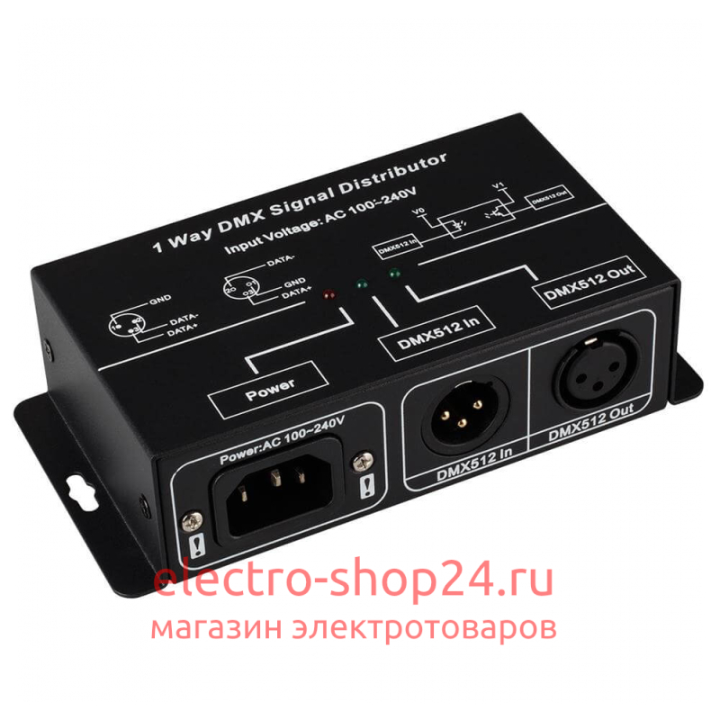 Усилитель Arlight DMX-сигнала LN-DMX-1CH (220V) 016921 016921 - магазин электротехники Electroshop