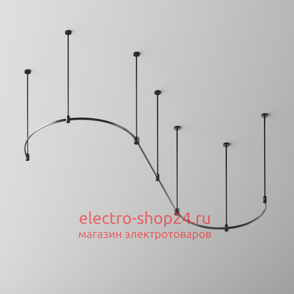 Шинопровод магнитный полукруг Maytoni Flarity TRX154-SR-D800-B TRX154-SR-D800-B - магазин электротехники Electroshop