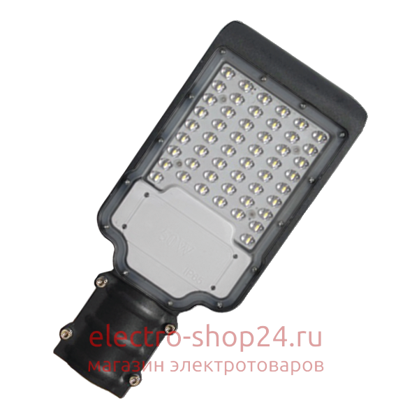 Консольный светодиодный светильник Foton FL-LED Street-01 30W Grey 6500K 340x130x53mm D50 3200Lm 230V 611567 611567 - магазин электротехники Electroshop