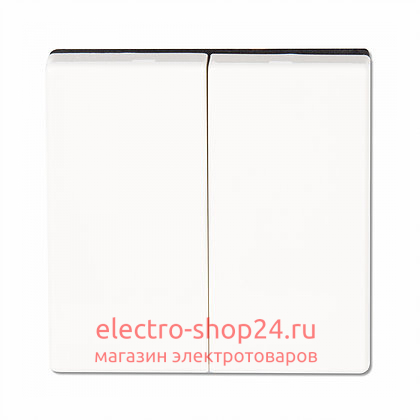 Клавиша 2-ая для выключателей Jung ECO Profi Белый EP495WW EP495WW - магазин электротехники Electroshop