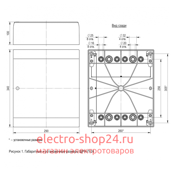 Бокс ЩРН-П-24 модуля (2х12) навесной пластик IP41 PRIME белая дверь ИЭК MKP82-N-24-WD-41-10 MKP82-N-24-WD-41-10 - магазин электротехники Electroshop