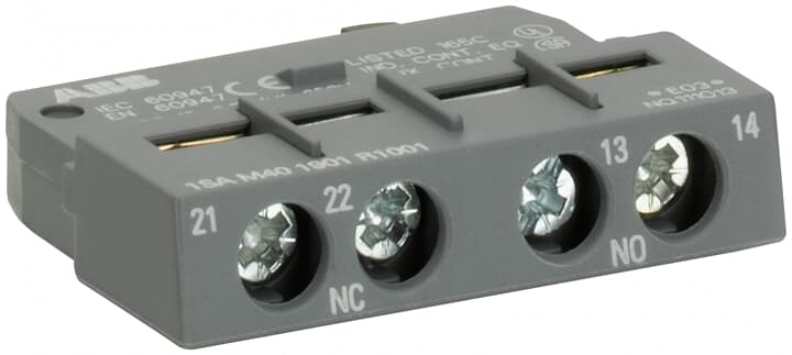 Фронтальный блок-контакт ABB HK4-11 для автоматов типа MS450-495 1SAM401901R1001 1SAM401901R1001 - магазин электротехники Electroshop