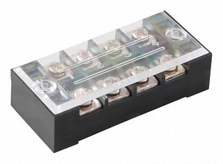 Блок зажимов (клеммный блок) ТВ-4504 до 4,5 мм2 45A 4 клеммные пары - магазин электротехники Electroshop