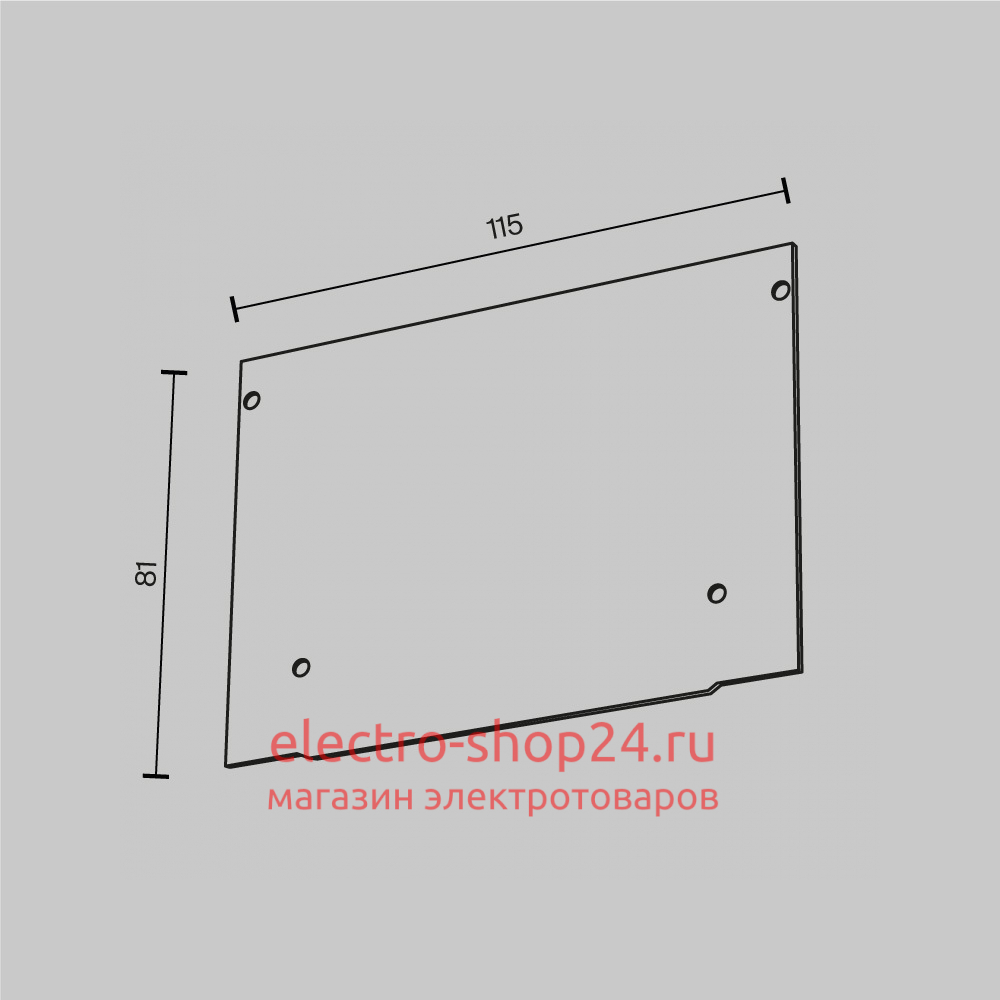 Заглушка декоративная для профиля ALM-11681-PL-W-2M (2 шт.) Maytoni ALM013EC-PL-W ALM013EC-PL-W - магазин электротехники Electroshop