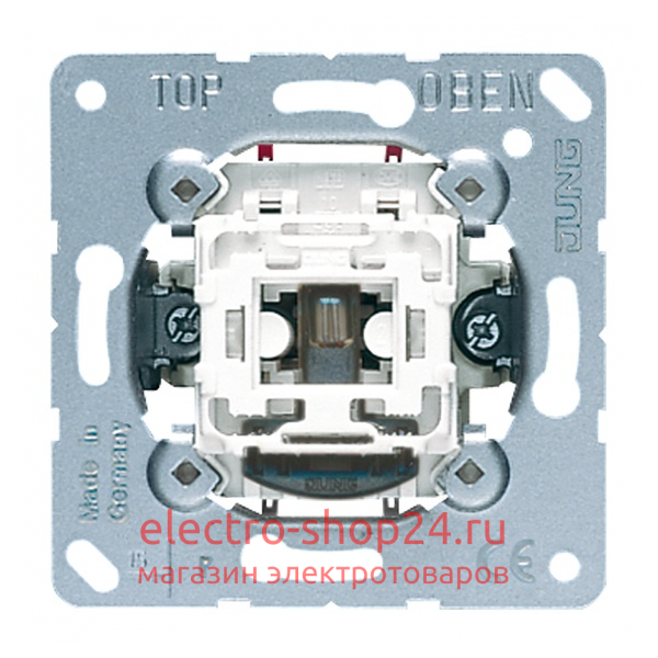 Переключатель 1-клавишный с подсветкой 10а Jung механизм 506KOU 506KOU - магазин электротехники Electroshop