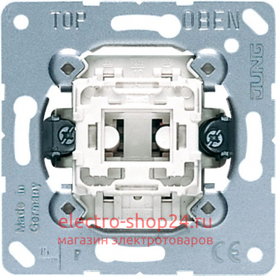 Выключатель 1-клавишный 10а Jung ECO Profi механизм EP401U EP401U - магазин электротехники Electroshop