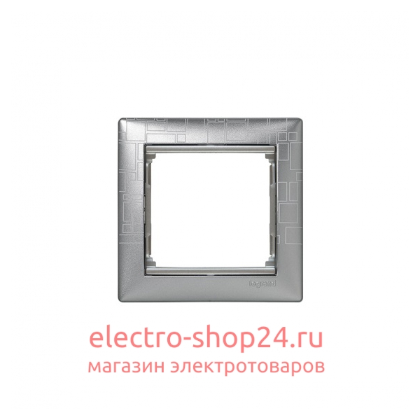Рамка Legrand Valena 1 пост алюминий модерн (770341) - магазин электротехники Electroshop