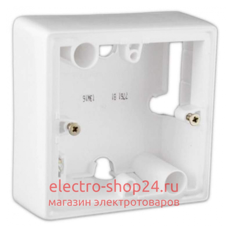 Коробка Legrand Valena 1 пост для накладного монтажа белая 776181 776181 - магазин электротехники Electroshop