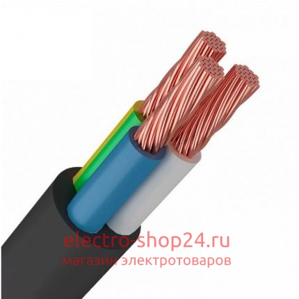 Провод соединительный ПВС 3х2,5 черный - магазин электротехники Electroshop