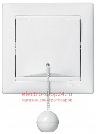 Кнопка со шнурком Legrand серии Valena. Цвет - белый 774419 774419 - магазин электротехники Electroshop