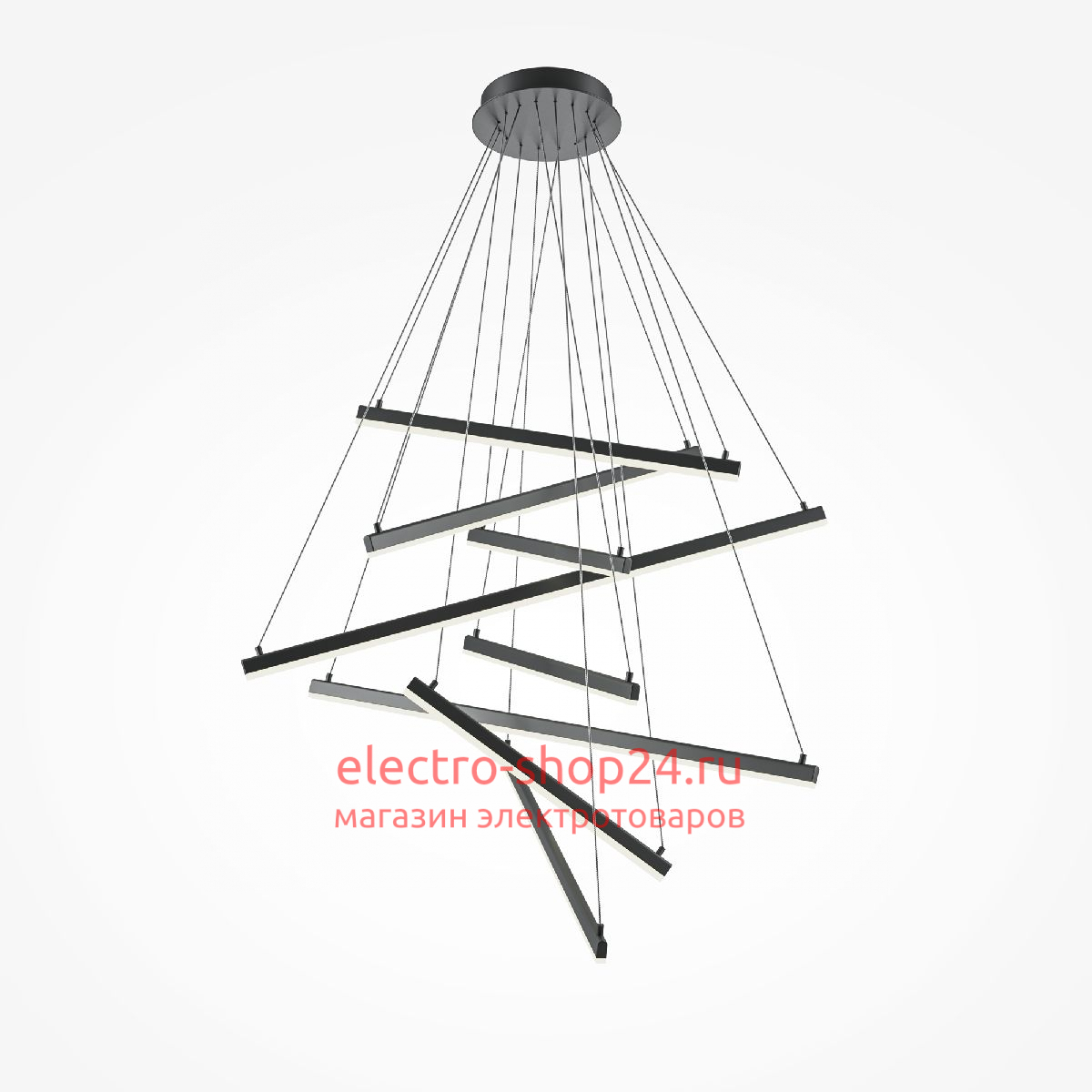 Каскадная люстра Maytoni Line MOD016PL-L96BK MOD016PL-L96BK - магазин электротехники Electroshop