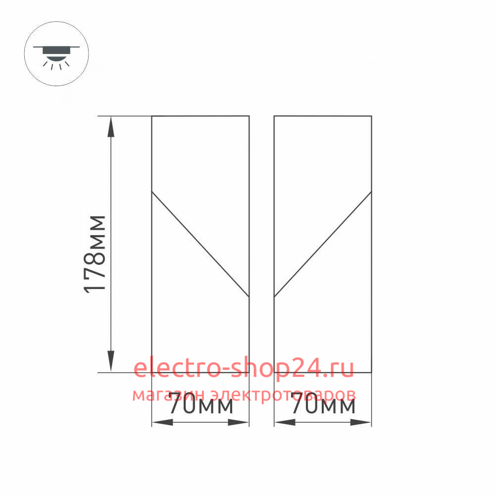 Спот Arlight SP-Twist-Surface-S60x60-12W Warm3000 026467(1) 026467(1) - магазин электротехники Electroshop