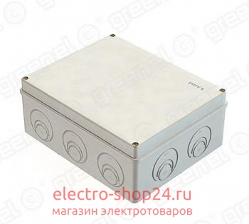 Коробка приборная наружного монтажа GREENEL 240х195х90мм IP44 GE41271 GE41271 - магазин электротехники Electroshop